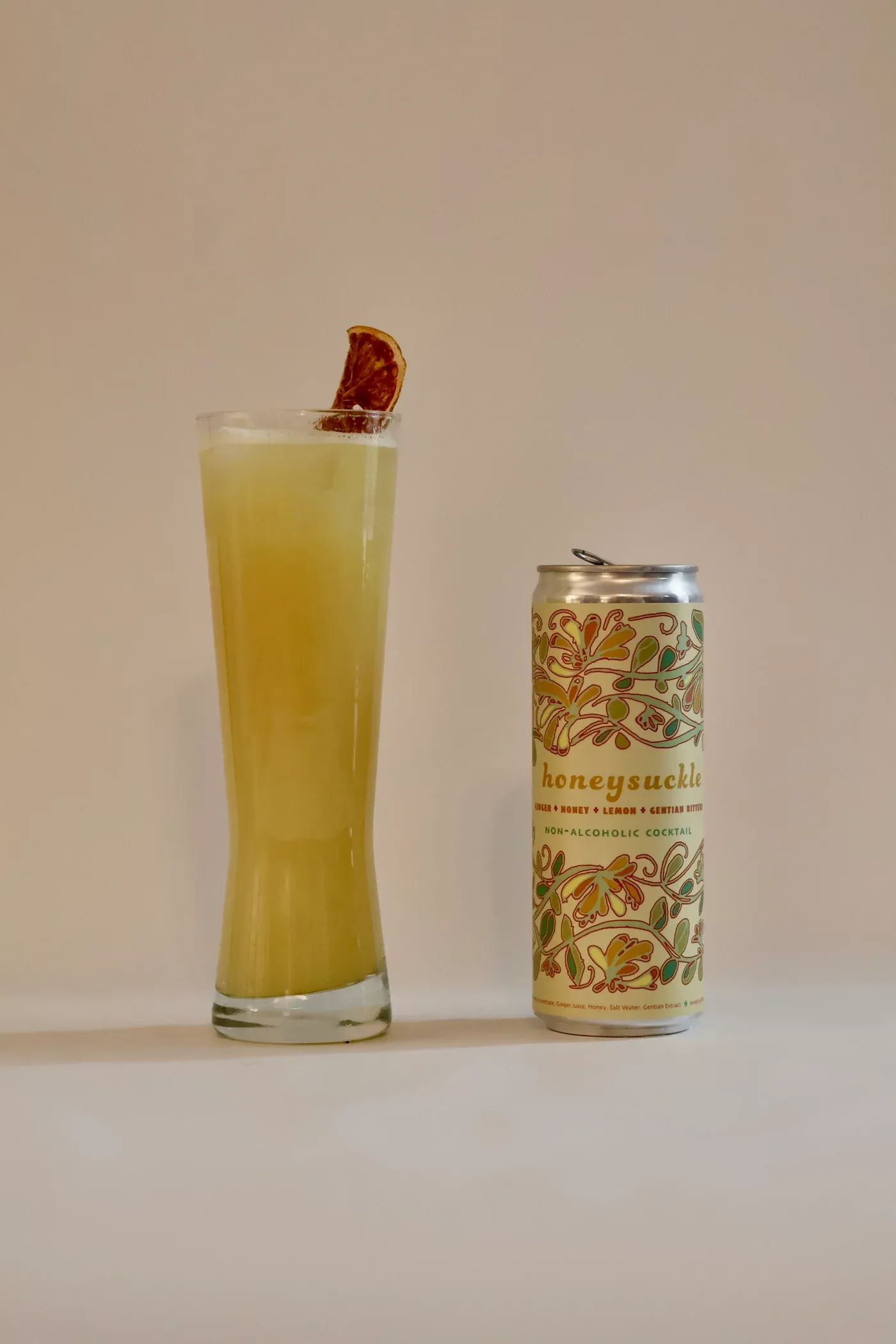 Honeysuckle served over ice